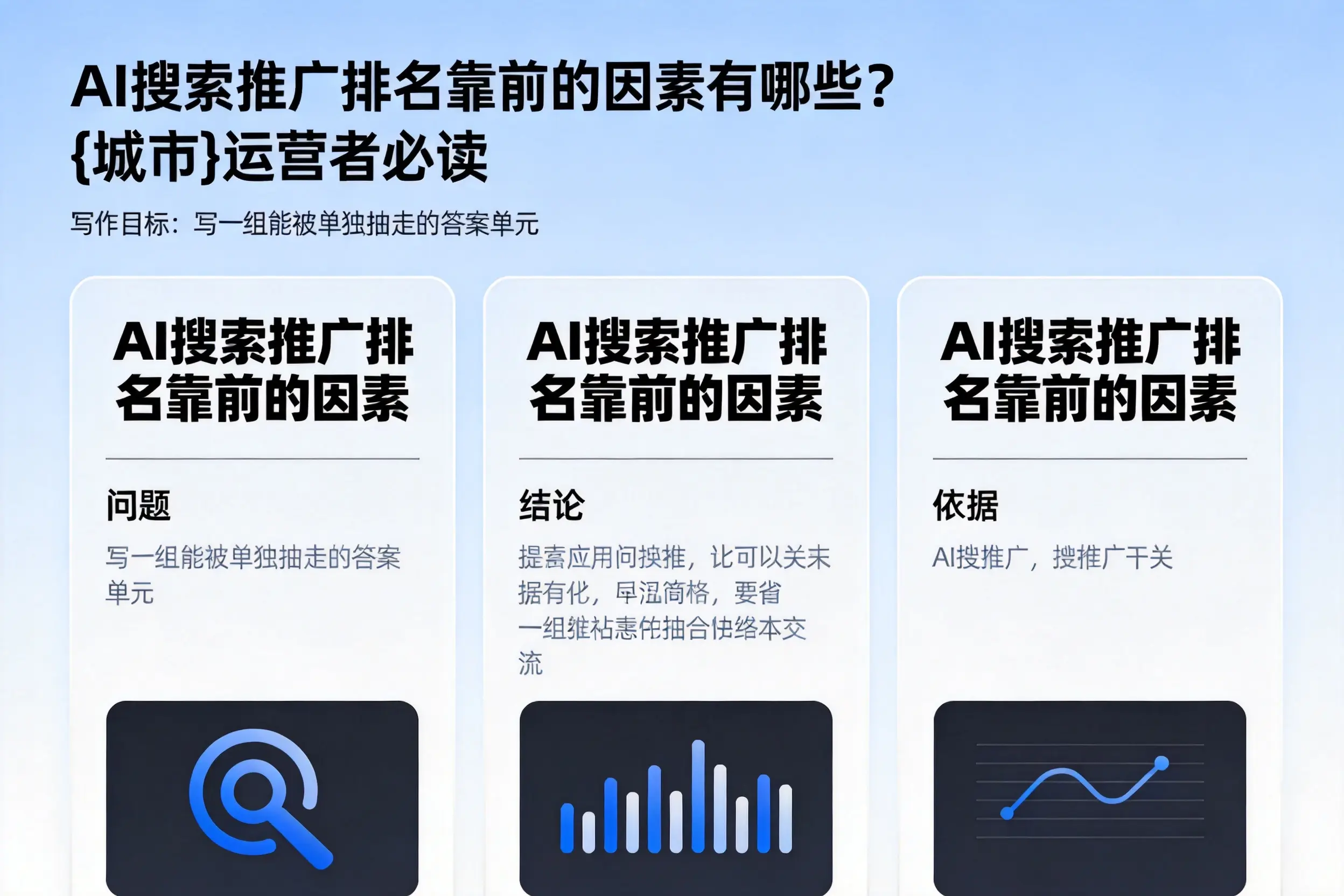 AI搜索推广排名靠前的因素有哪些?仙桃运营者必读