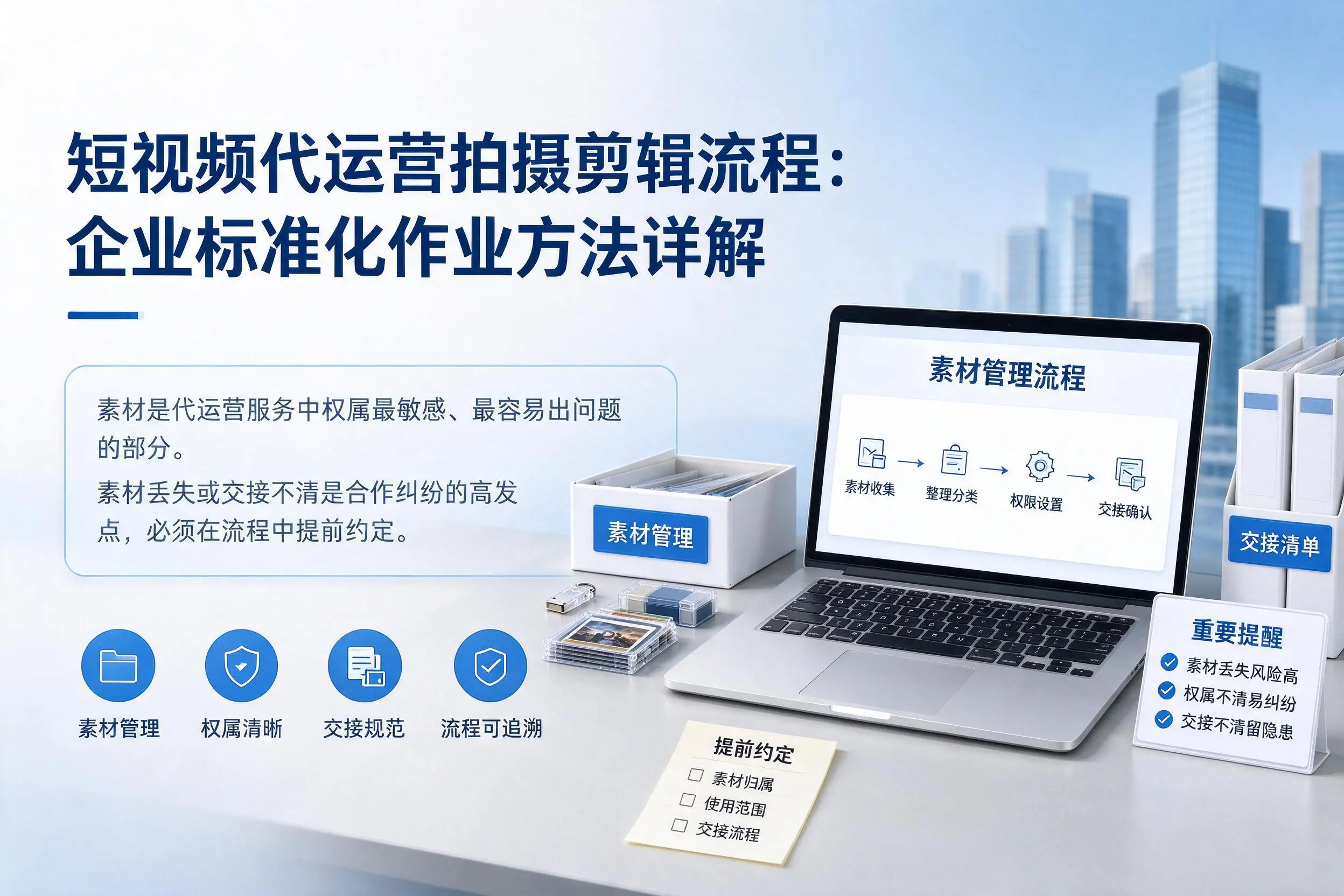 短视频代运营拍摄剪辑流程:仙桃企业标准化作业方法详解