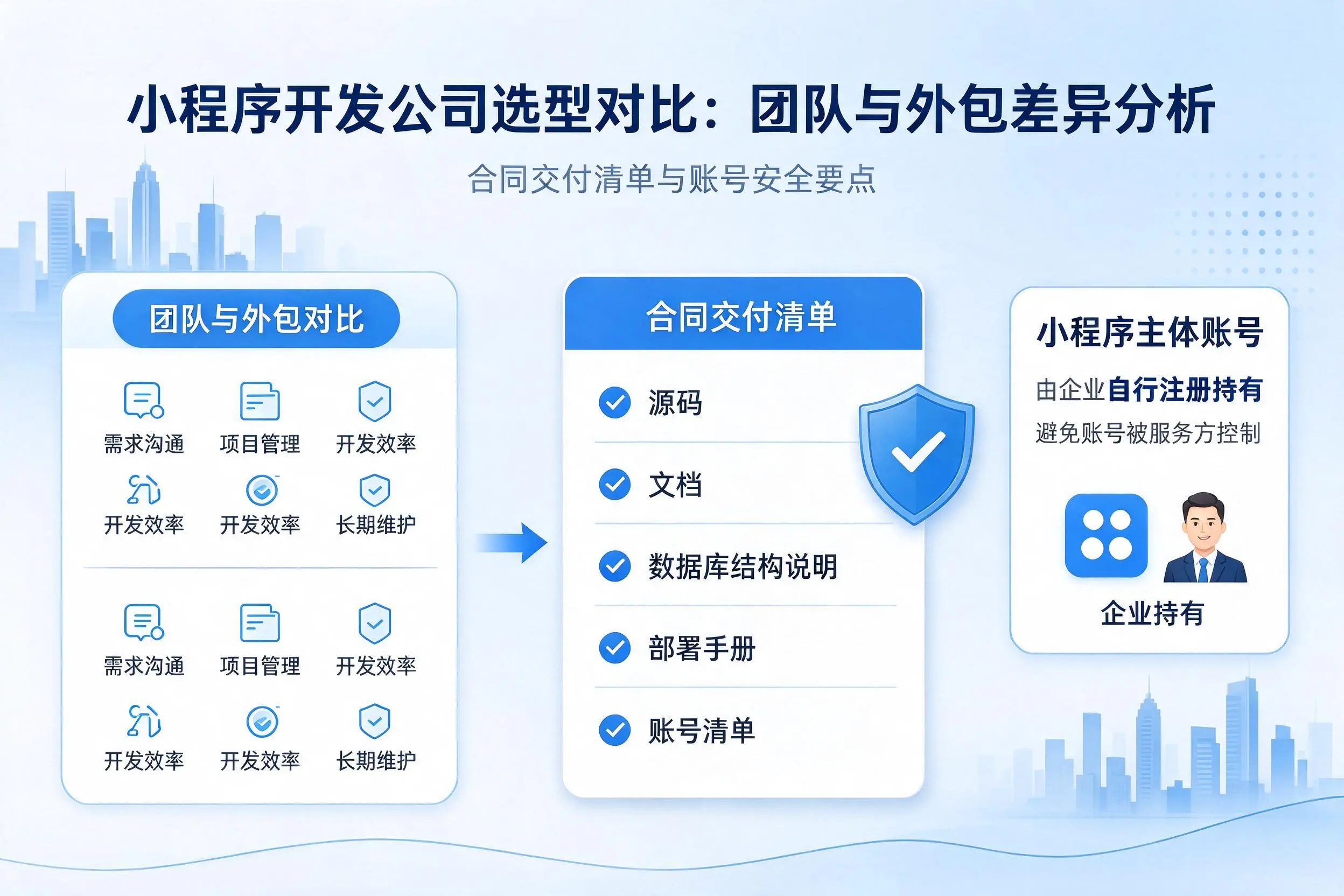 仙桃小程序开发公司选型对比：团队与外包差异分析