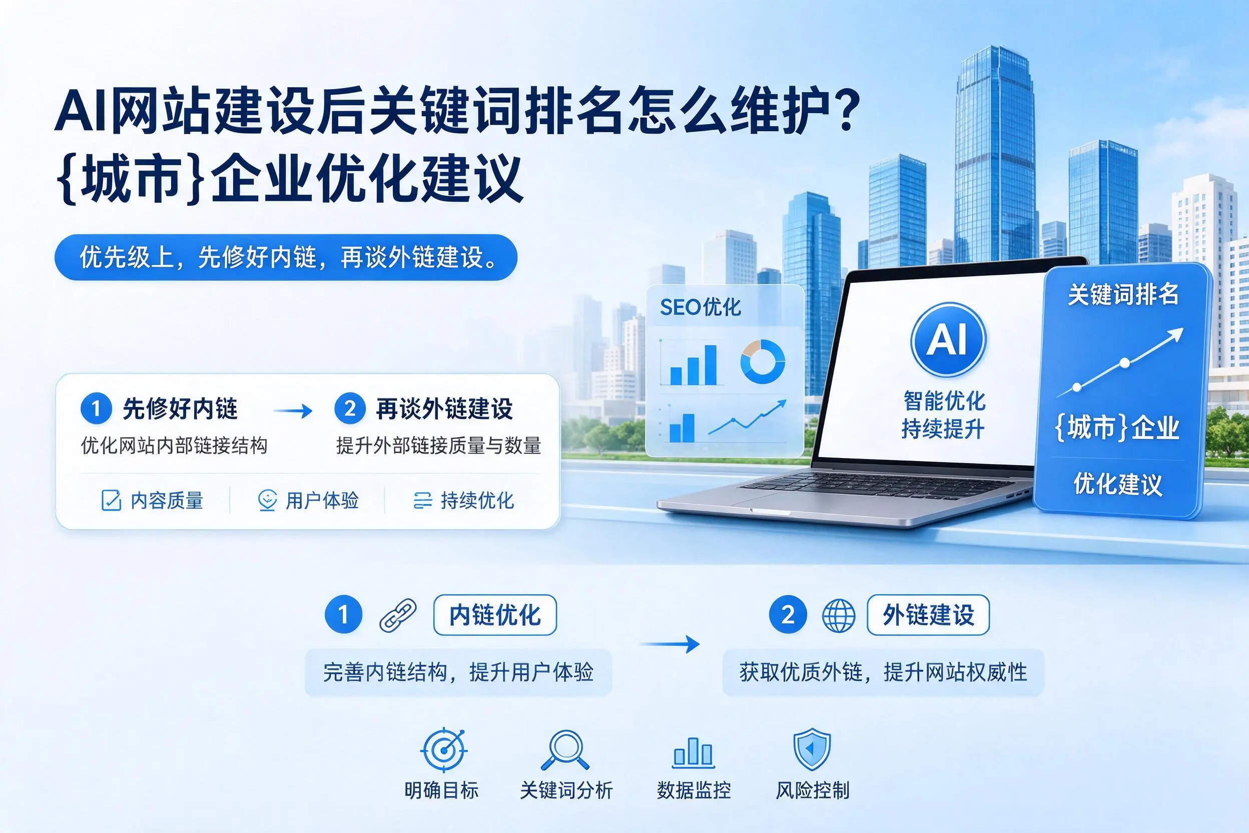 AI网站建设后关键词排名怎么维护?仙桃企业优化建议