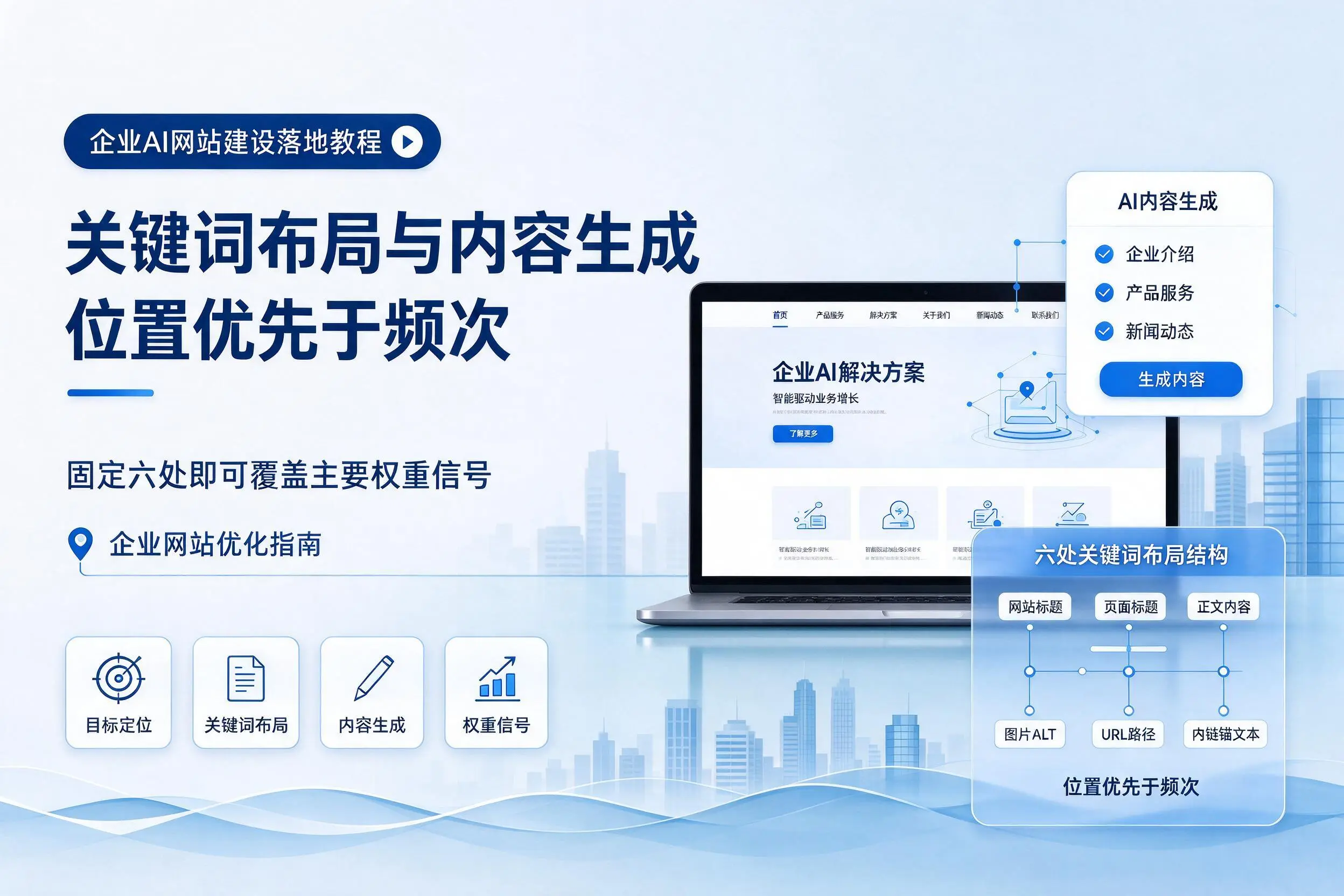 仙桃企业AI网站建设落地教程:关键词布局与内容生成